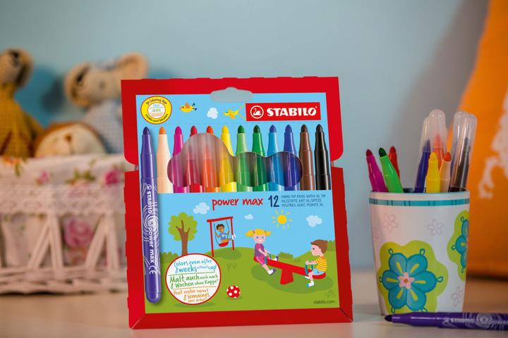 Image du produit STABILO Feutre de coloriage Power Max boîte de 96 (Trié, 96 x)