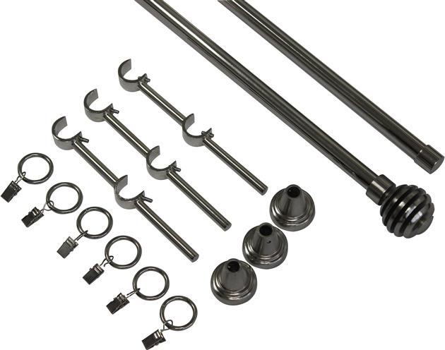 Produktbild Domoletti DOUBLE CURTAIN RAIL SET 240CM D16
