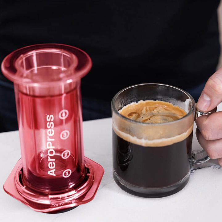 Image du produit Aeropress Coffee Maker, Clear Red (0.28 l)