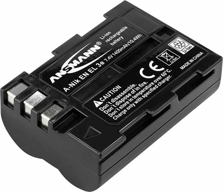Ansmann Nikon EN-EL3e batterij (Batterij van de camera)