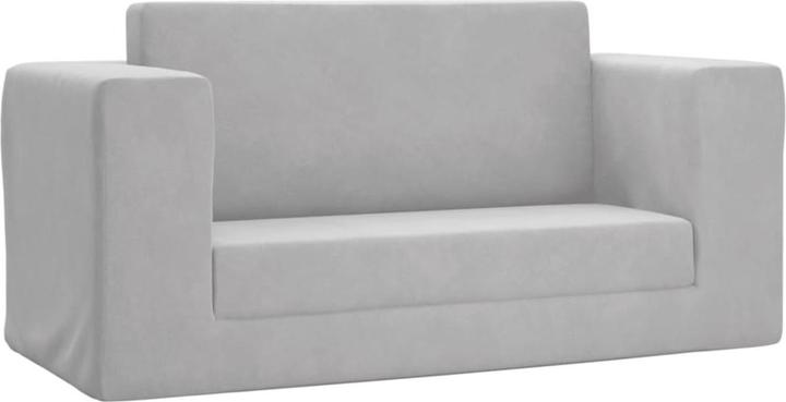 Actual product image vidaXL Children's sofa anthracite soft plush (Children sofa)