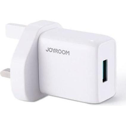 Joyroom Caricatore da parete USB da 2,1 A con spina UK (L-1A101), Caricatore USB, Bianco