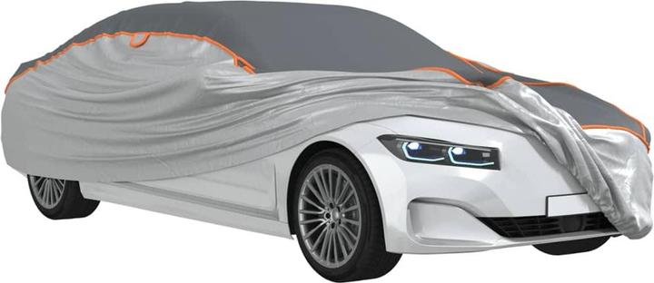 Actual product image vidaXL Car cover for saloon hail protection full L & silver