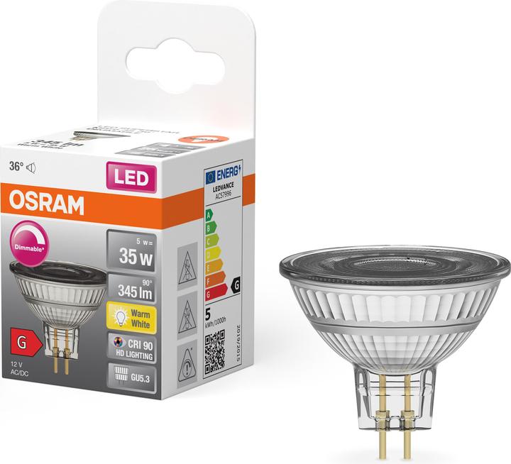 Actual product image Osram Superstar (GU5.3, 5 W, 345 lm, 1 x, G)