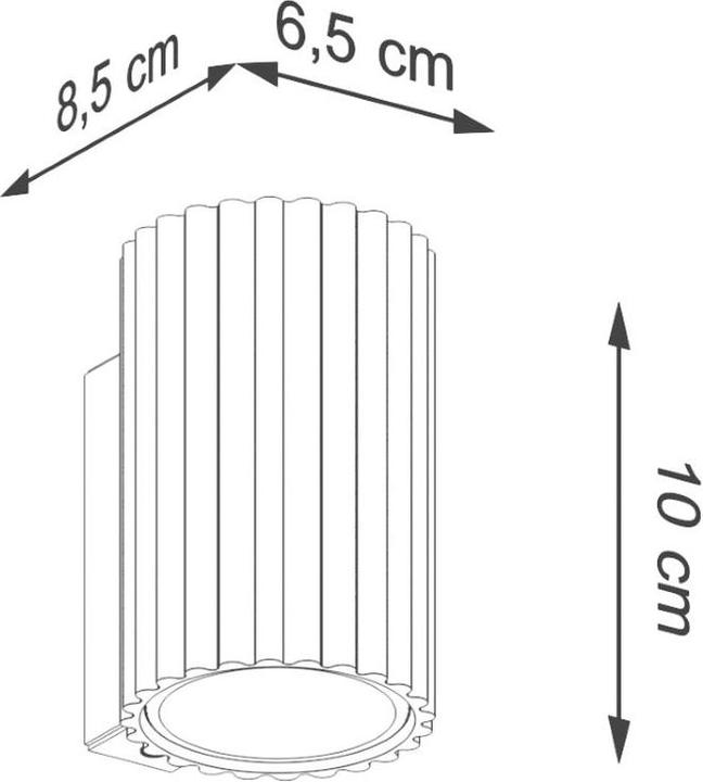 Produktbild Licht-Erlebnisse Wandlampe Berta (GU10)