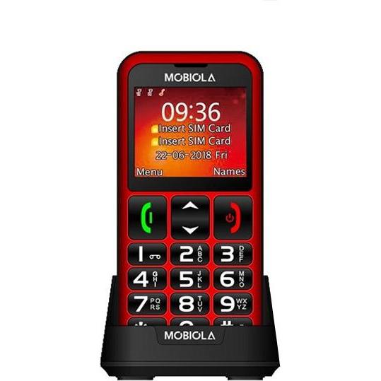 Vega Gsm-Telefon Mobiola Mb700 2g-Telefon Für Senioren Rot, Cellulare con tasti, Rosso