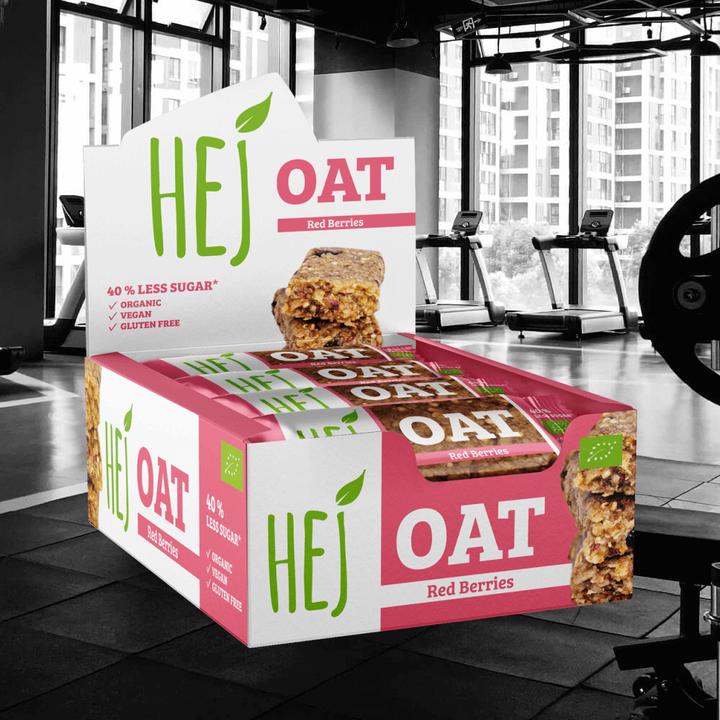 Produktbild HEJ Nutrition Hej Oat (bio) (12 x 45G) (Red Berries, 1 Stk., 540 g)