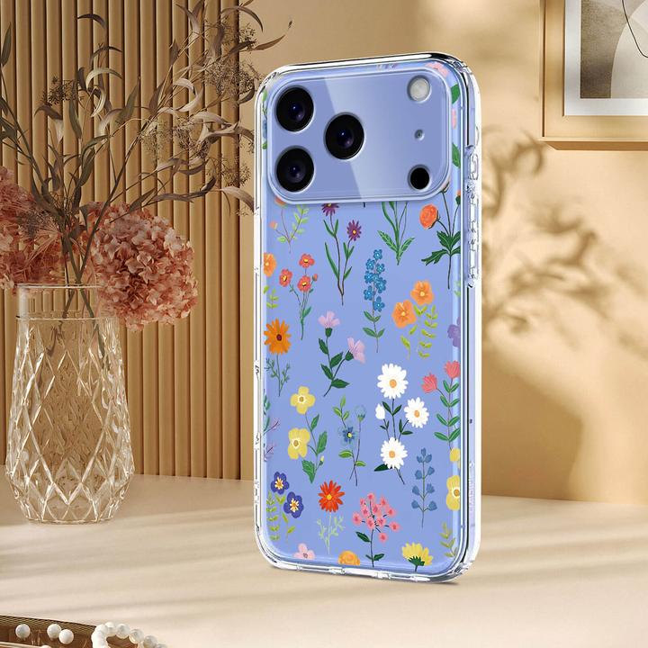 Immagine prodotto Cover-Discount iPhone 17 Pro - Silikon Gummi Hülle Blumen (Apple iPhone 17 Pro)