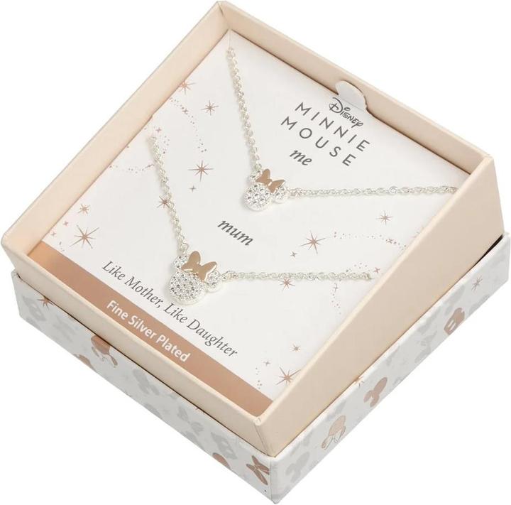 Image du produit NoName MINNIE - Set Maman & Fille - 2 Colliers Shiny en Laiton Plaqué Argent (Argent Sterling)