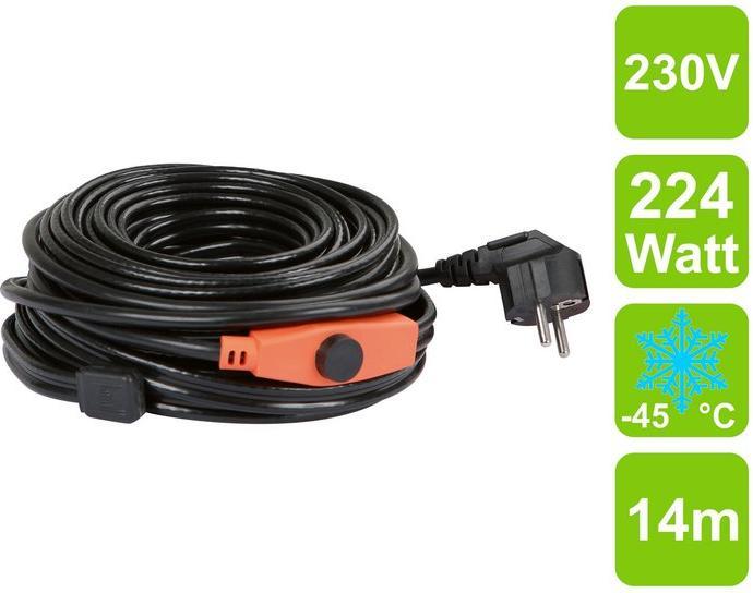 Produktbild Kerbl Frostschutz Heizkabel 14 m, 224 W