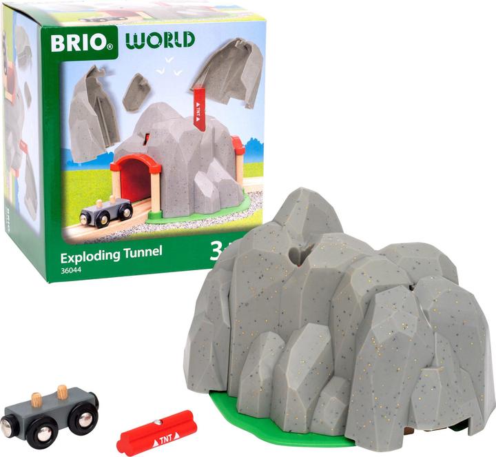 Produktbild Ravensburger BRIO World - 36044 Tunnel mit Sprengfunktion | Zugset für Kinder ab 3 Jahren