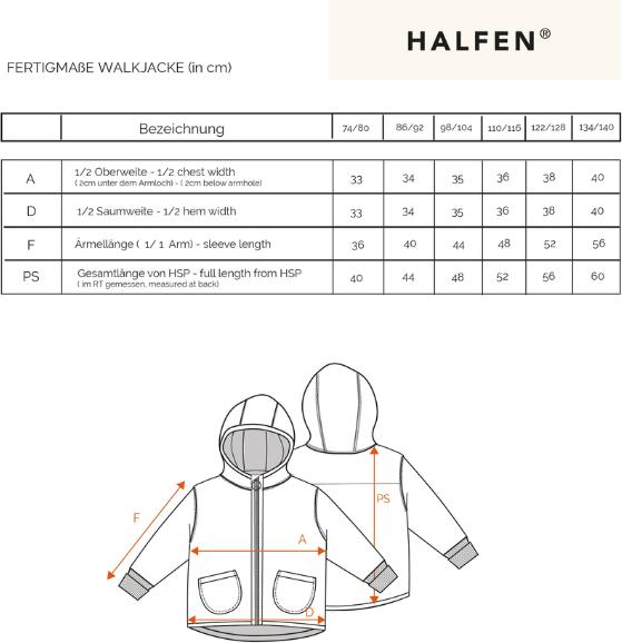 Actual product image Halfen Walk Jacket with Zipper (74)