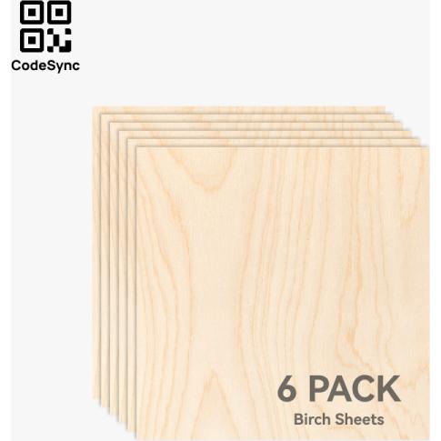 Bambu Lab - Birch Plywood, Accessori per stampante 3D