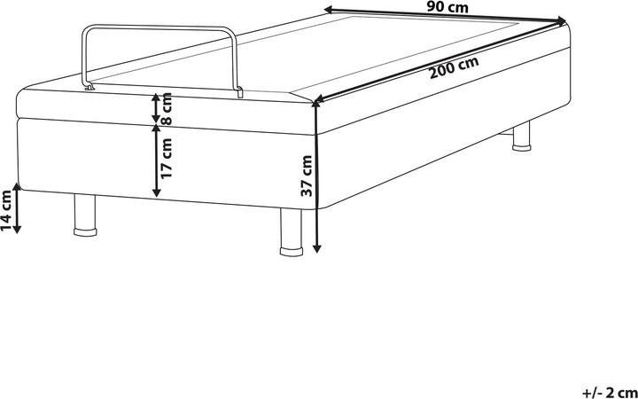 Actual product image Beliani Duke Ii (90 x 200 cm)