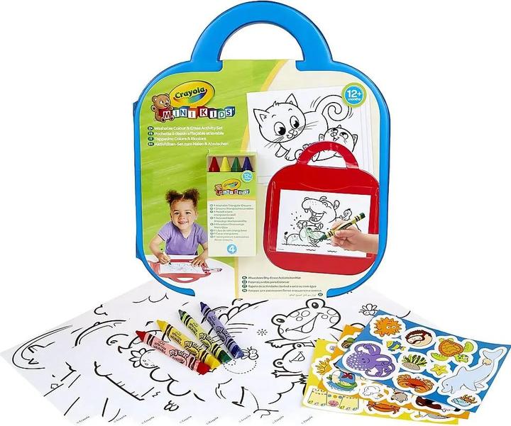 Productafbeelding Crayola Mini Kids - Activiteitenmat om te kleuren en te gummen
