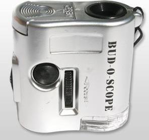 Actual product image Kulu Pocket microscope Bud-O-Scope 60x