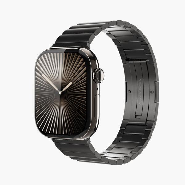 Produktbild Vonmählen Edelstahl Gliederarmband Pro für Apple Watch 40/41/42mm, granitgrau (316L Edelstahl, Edelstahl)