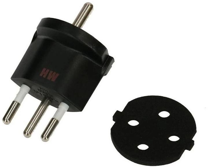 Produktbild Max Hauri Fixadapter Kupplung Schuko (Typ 12, CEE 7/7)