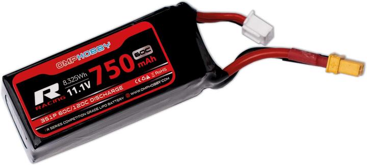 OMP Hobby Lipo 3S / 750mAH (11.1V) M2 - Evo (11.10 V, 750 mAh)