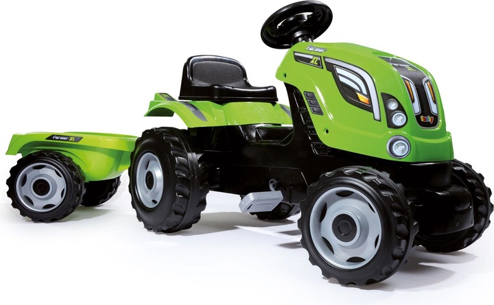 Produktbild Smoby Traktor mit Anhänger grün