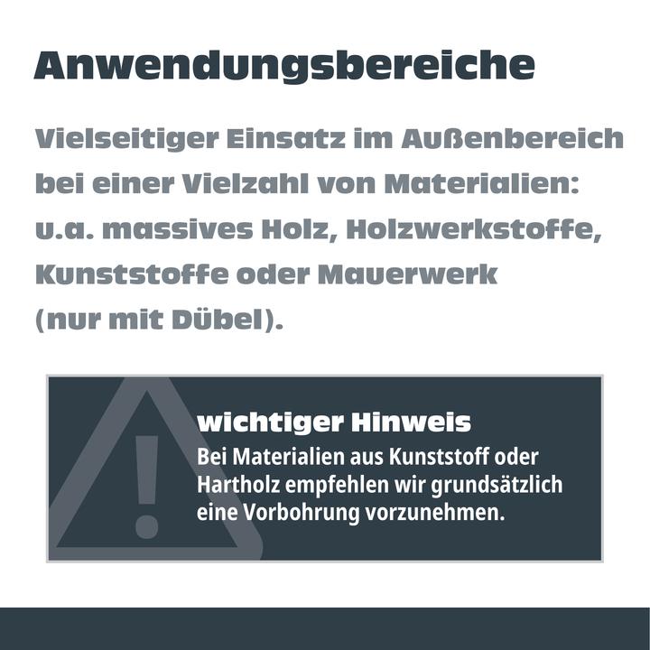 Actual product image Helpmate Edelstahlschrauben Set, Edelstahl A2, 470 Stück (470 Screws per piece)