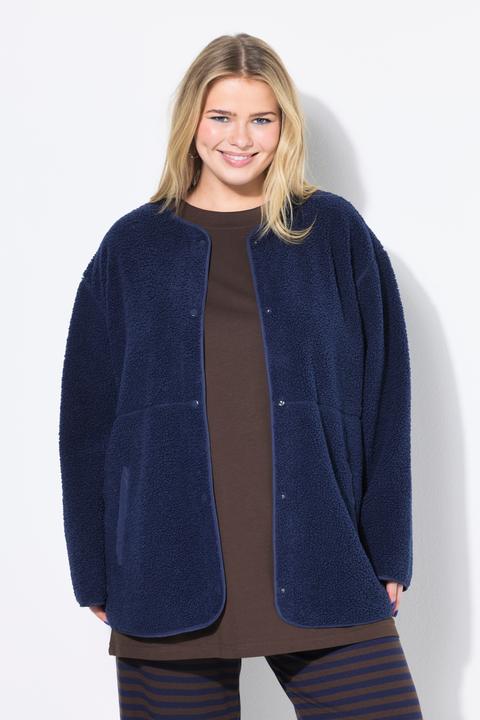 Produktbild Studio Untold Teddyfleece-Jacke, oversized, Rundhals (42, 44)