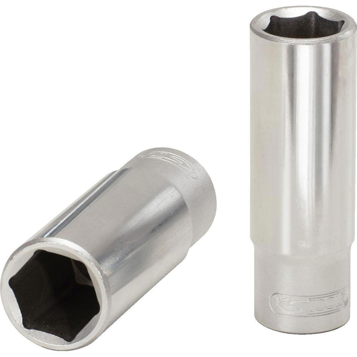 KS Tools, Steckschlüssel + Stecknuss, 3/8" Sechskant-Stecknuss lang (3/4")