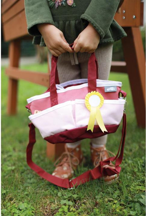 Actual product image small foot Pferdepflegeset mit Tasche rot