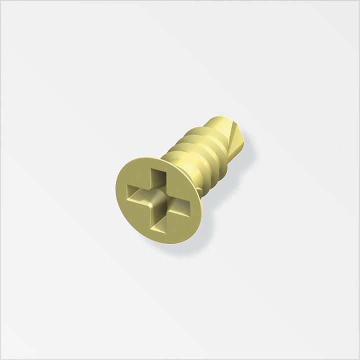 Alfer Vis à tête fraisée acier 9.5mm