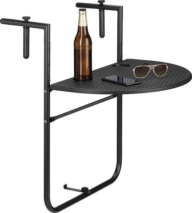 Relaxdays Balcony hanging table (63 cm)