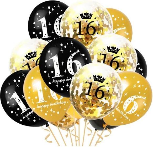 Produktbild MU Style Luftballon Set 16. Geburtstag (1 x)