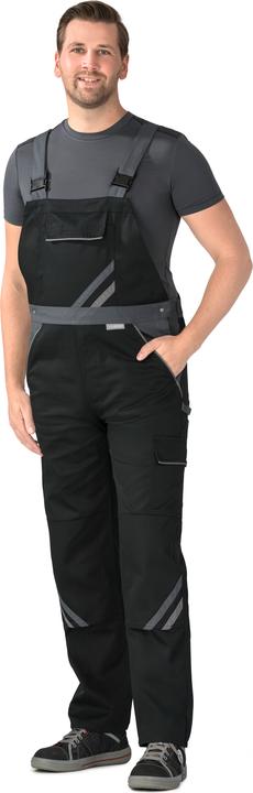 Produktbild Planam Highline Latzhose schwarz/schiefer/zink (54, 54)