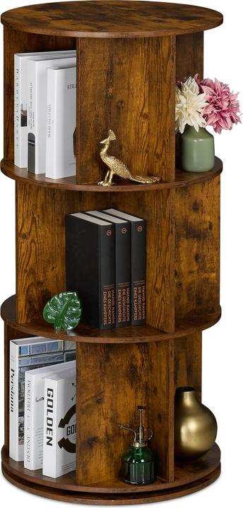 Actual product image Relaxdays Bookshelf (50 x 50 x 104 cm)