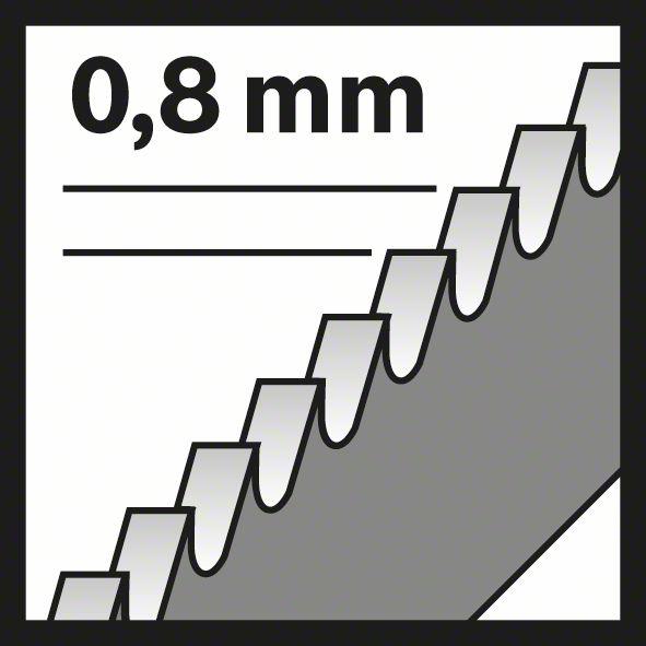 Produktbild Bosch Professional Zubehör Stichsägeblatt T 121 GF Speed for Metal, 3er-Pack