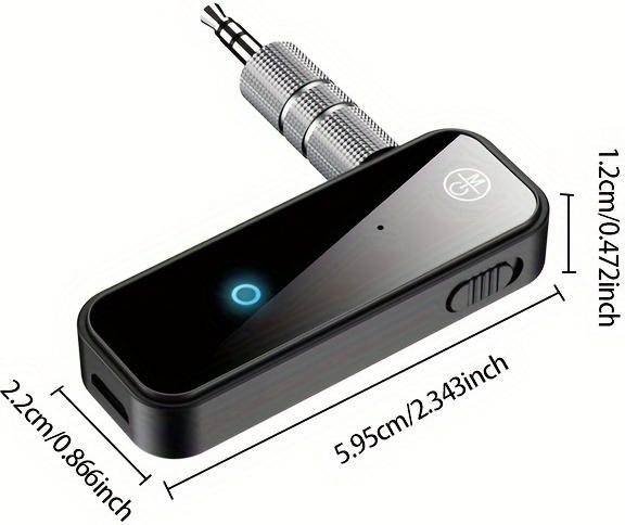 Produktbild PhoneLook Bluetooth 5.0 Audio-Adapter 3,5 mm Dual-Funktion Sender Empfänger USB wiederaufladbar (Sender & Empfänger)