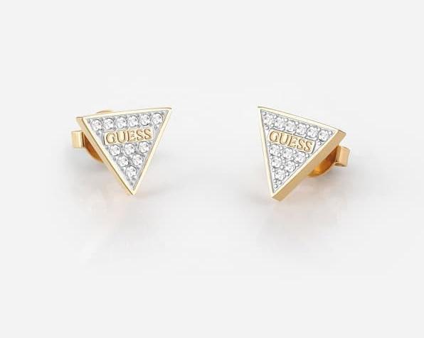 Produktbild Guess Sparkling Gold Plated Studs Party Crystal Earrings JUBE02156JWYGT/U (Edelstahl)