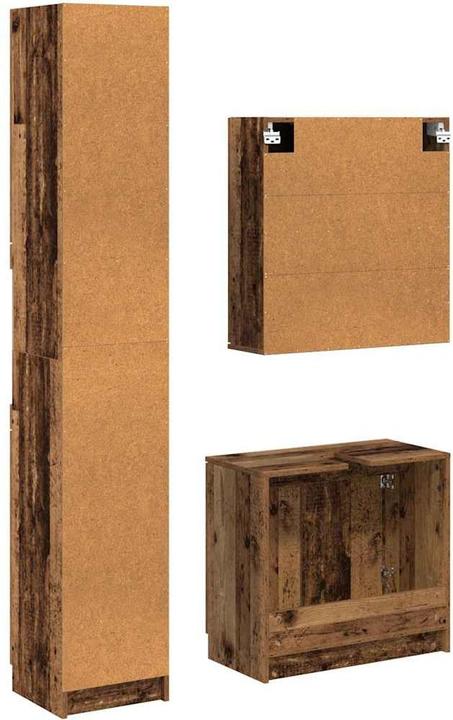 Produktbild vidaXL Badezimmerschrank (34 x 34 x 188.50 cm)