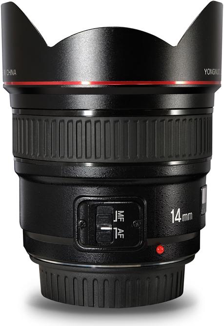Produktbild Yongnuo 14mm f/2.8 C Canon EF (Canon EF, Micro Four Thirds, APS-C / DX)