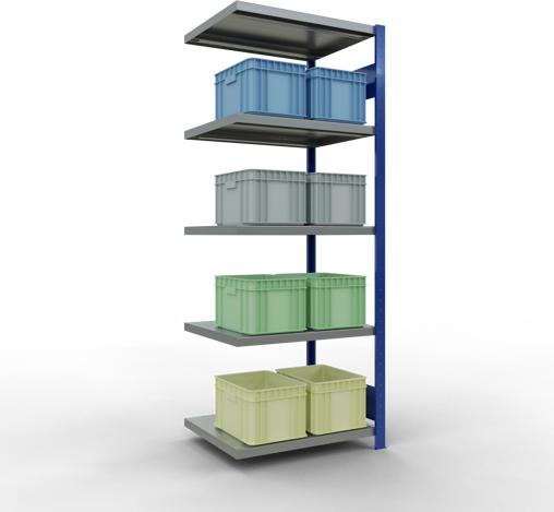 Actual product image Schulte Lagertechnik MULTIplus250 boltless bay system with length ledger