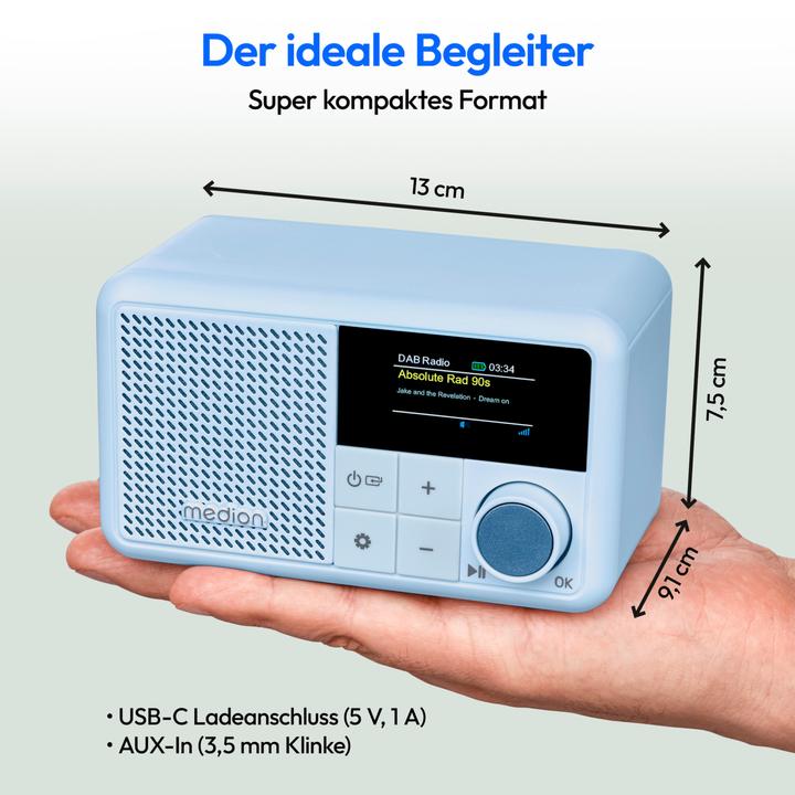 Image du produit Medion LIFE® S66822 Radio DAB+ portable (DAB+ DAB, Bluetooth)