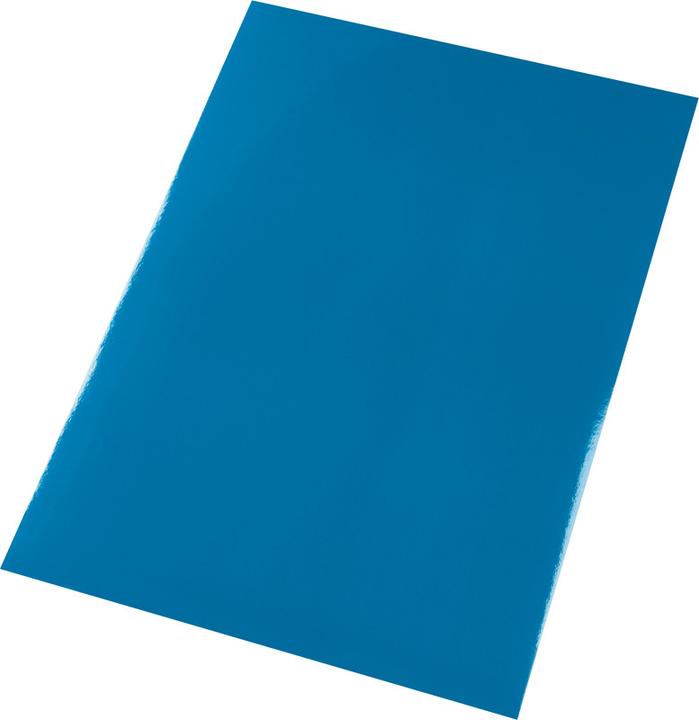 Actual product image GBC HiGloss cover material blue/white