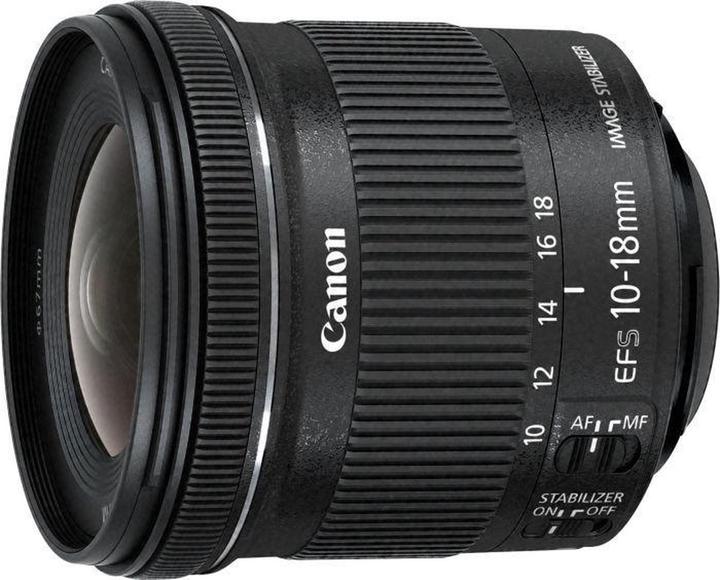 Produktbild Canon EF-S 10-18mm f4.5-5.6 IS STM + EW 73 + LC Kit (Canon EF-S, APS-C / DX)
