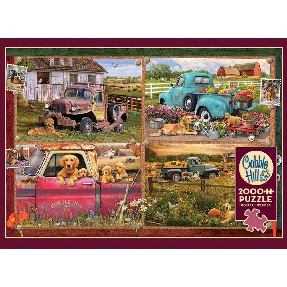 Thumbnail - Cobble Hill Hundeleben Puzzle 2000 Teile