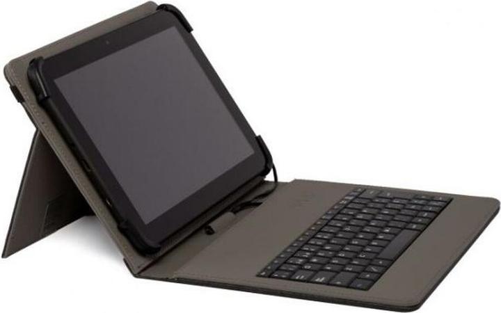 Produktbild Nilox 9.7" TO 10.5" USB KEYBOARD CASE BLACK NXFU001 (Universal)