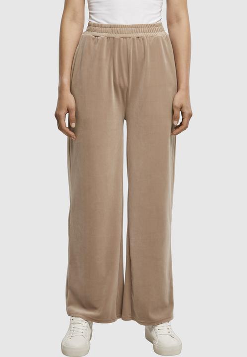Produktbild Urban Classics Ladies High Waist Straight Velvet Sweatpants (XS)