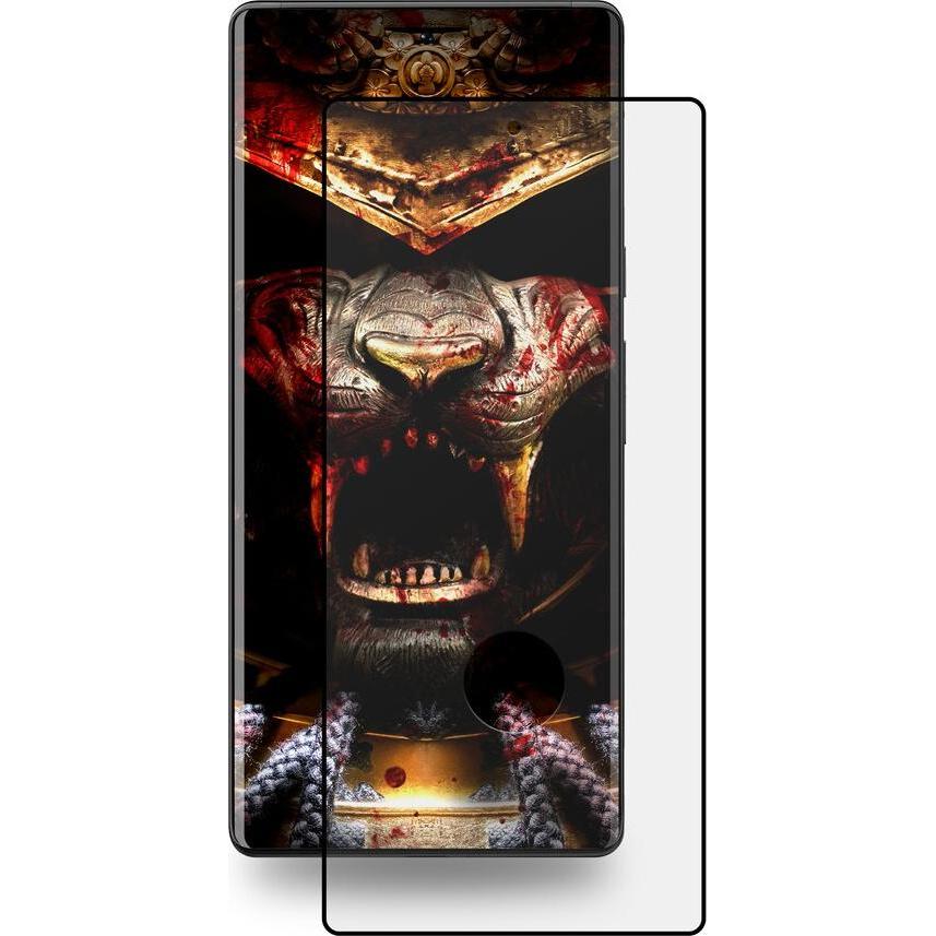Protectorking 4x echtes Tempered 9H Panzerhartglas 3D KLAR (4 Stück, Google Pixel 7 Pro), Smartphone Schutzfolie