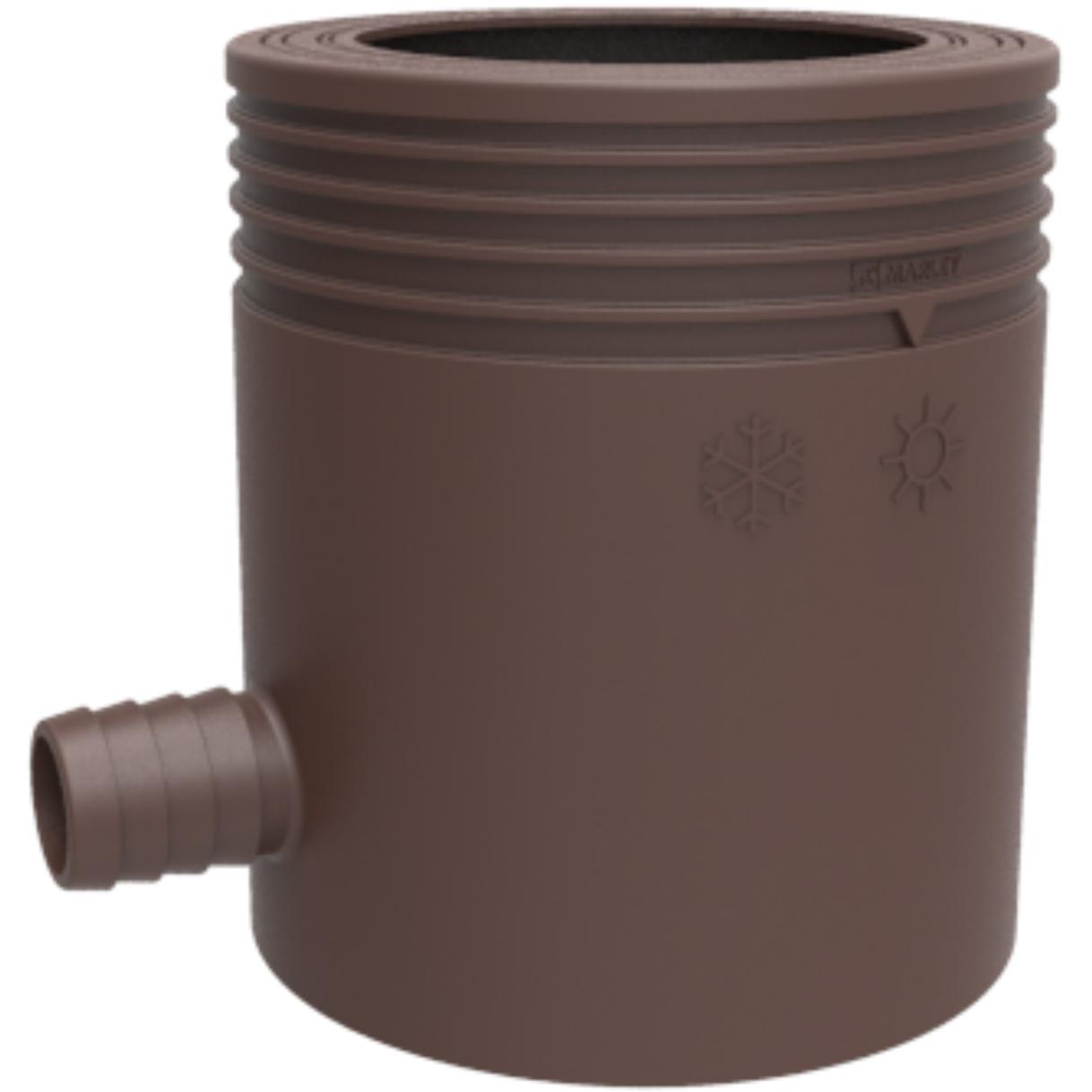 House of Marley, Regentonne + Erdtanks, Marley Regensammler mit Filter und Anschluss 1 Aussengewinde Schokoladenbraun RA...
