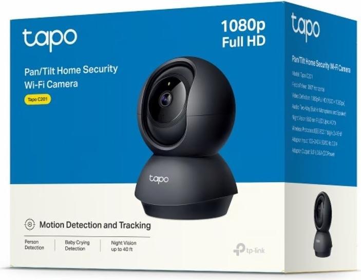 Actual product image TP-Link PAN/TILT HOME SECURITY WI-FI CAMERA SPEC: 1080P 2.4 GHZ HORIZ (1920 x 1080 Pixels)