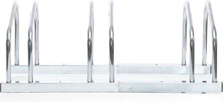 Actual product image Toboli Bicycle Stand for 3 Bikes Multiple Rack Made of Galvanised Steel for Indoor and Outdoor