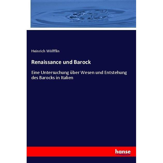Renaissance und Barock, Fachbücher von Heinrich Wölfflin
